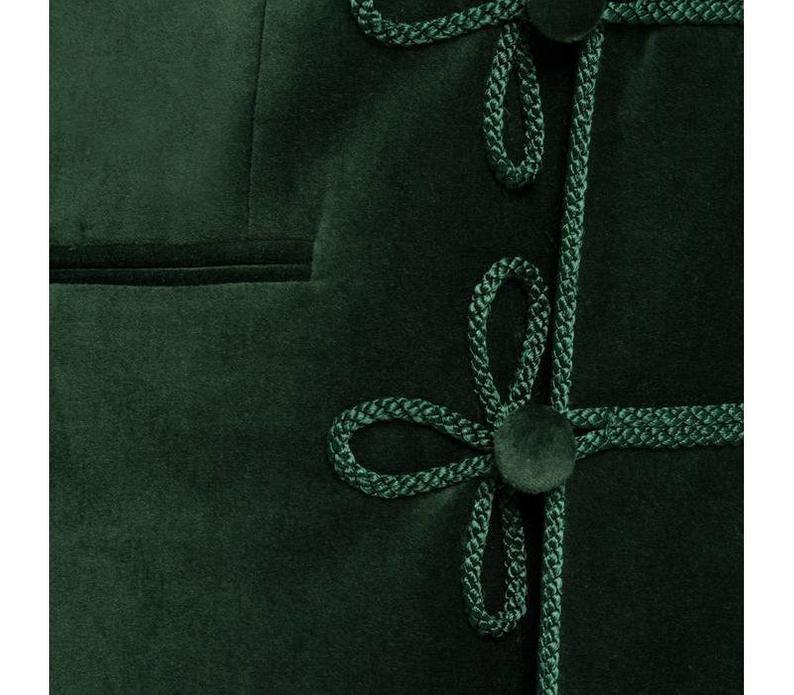 Men's Elegant Luxury Green Velvet Jacket Hosting Dinner Party Wear Blazer Coat - smokingjackets