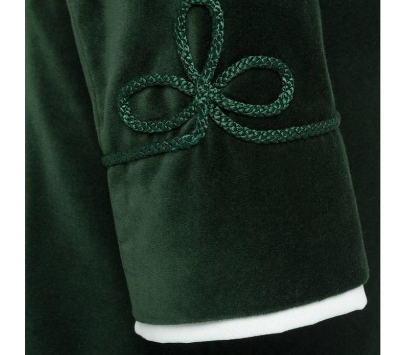 Men's Elegant Luxury Green Velvet Jacket Hosting Dinner Party Wear Blazer Coat - smokingjackets