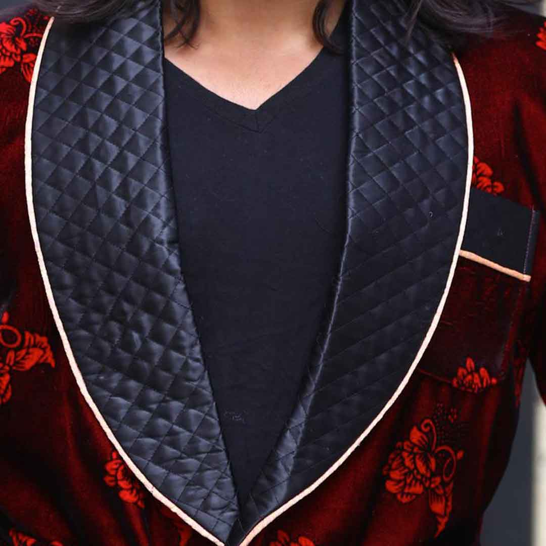 Mens Jackets Quilted Jackets Floral Velvet Blazers Host Wear Christmas Dinner Jacket Mens Wedding Jackets - smokingjackets